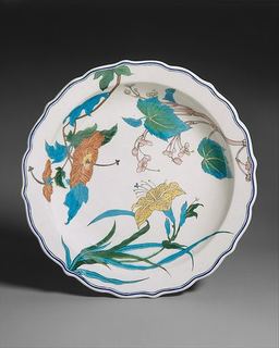 White earthenware plate. Metropolitan Museum of Art: Dish
