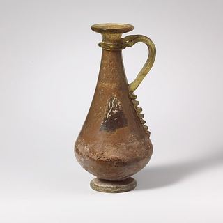 Brown glass jug. Metropolitan Museum of Art: Glass jug