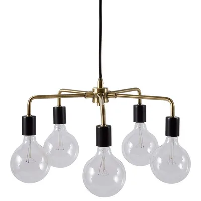 gold metal ceiling light