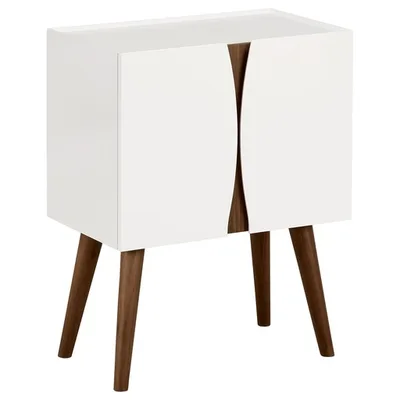 white wood cabinet
